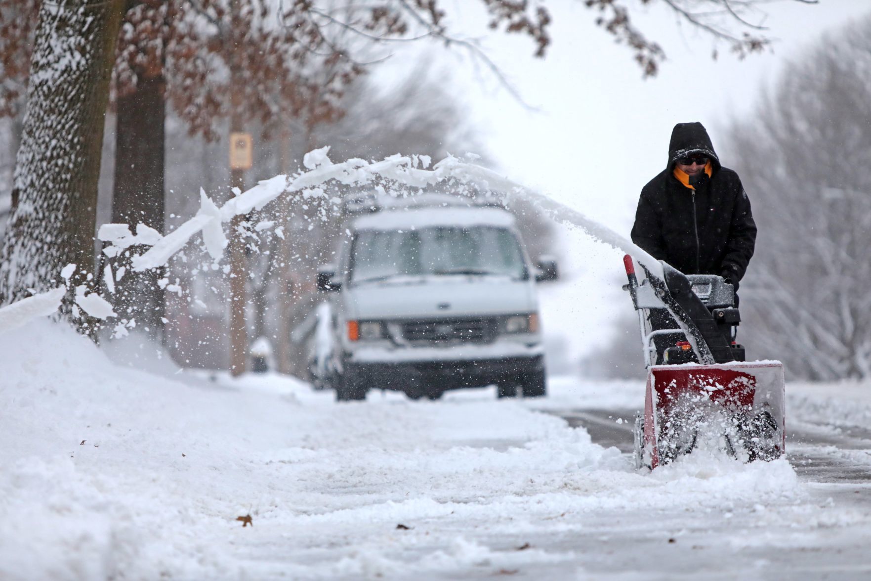 A snowy day in St. Louis